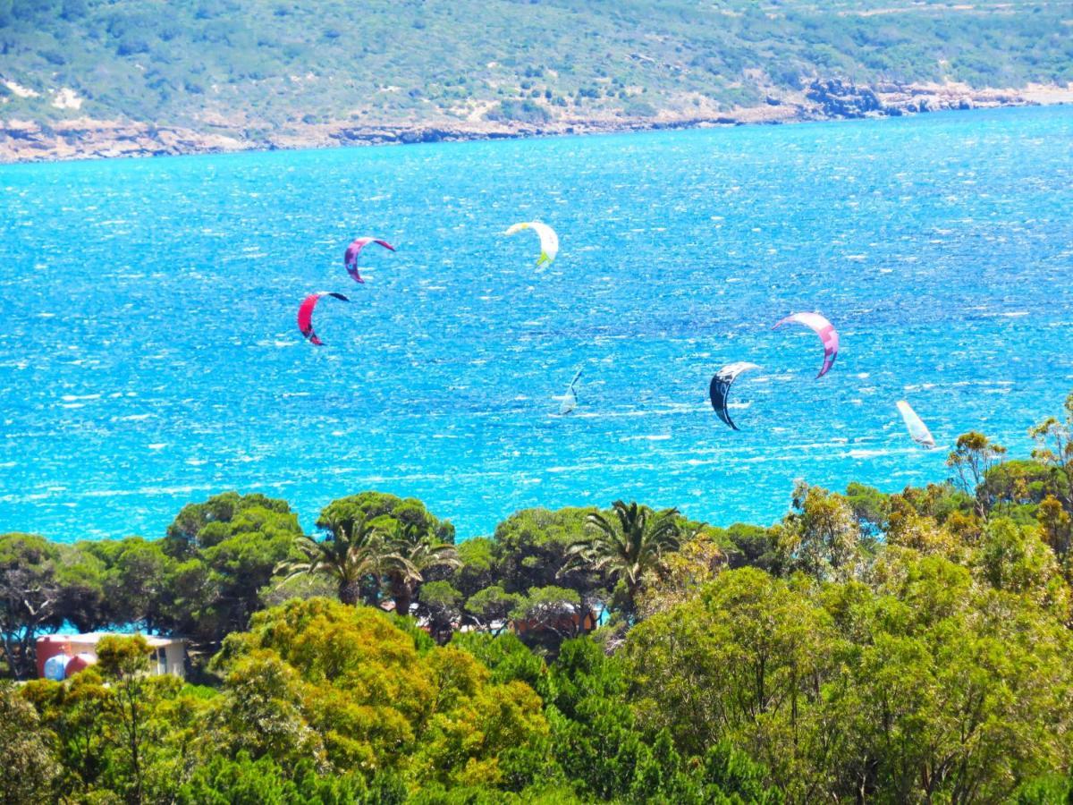Panohome Porto Pino Exteriör bild
