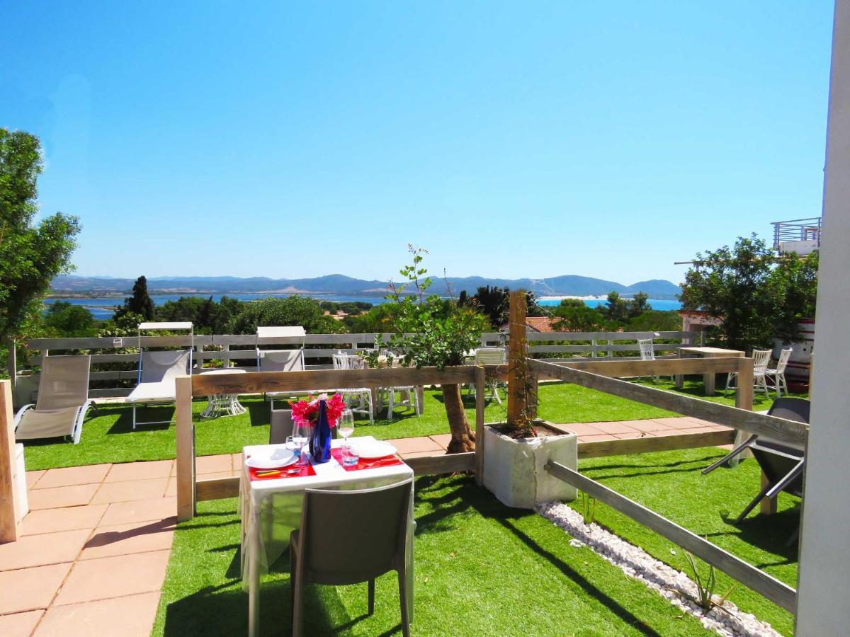 Panohome Porto Pino Exteriör bild