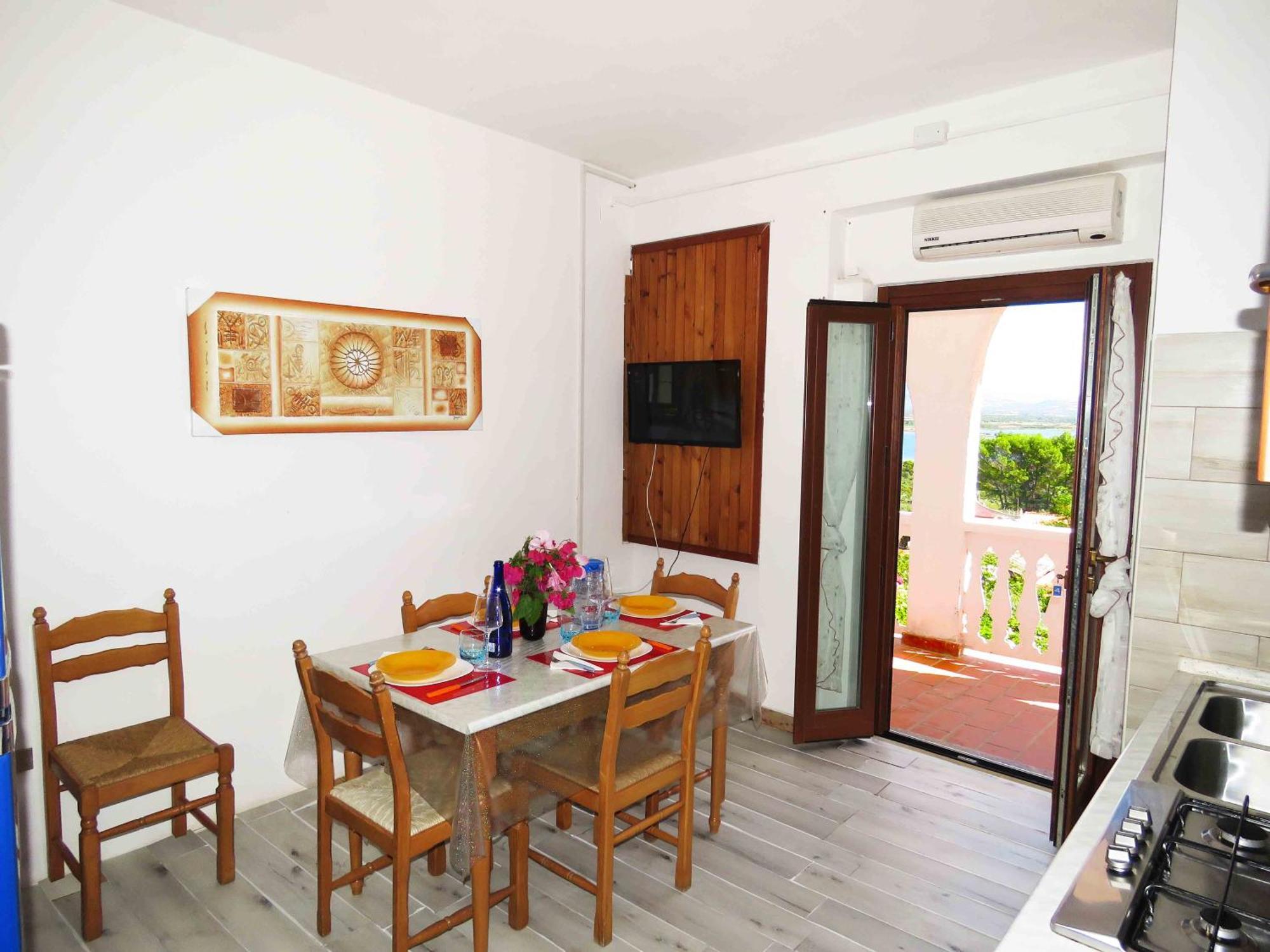 Panohome Porto Pino Exteriör bild