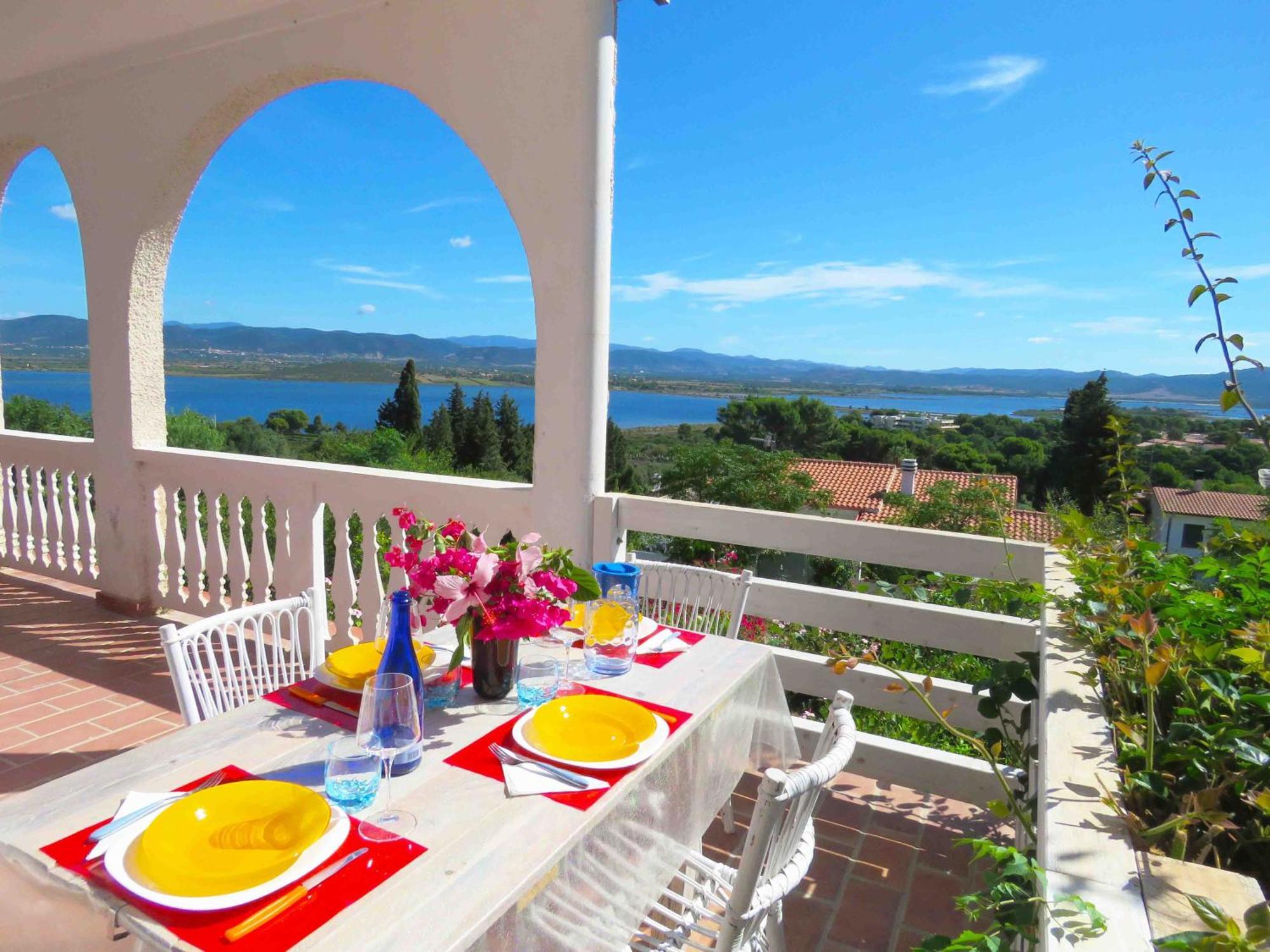 Panohome Porto Pino Exteriör bild