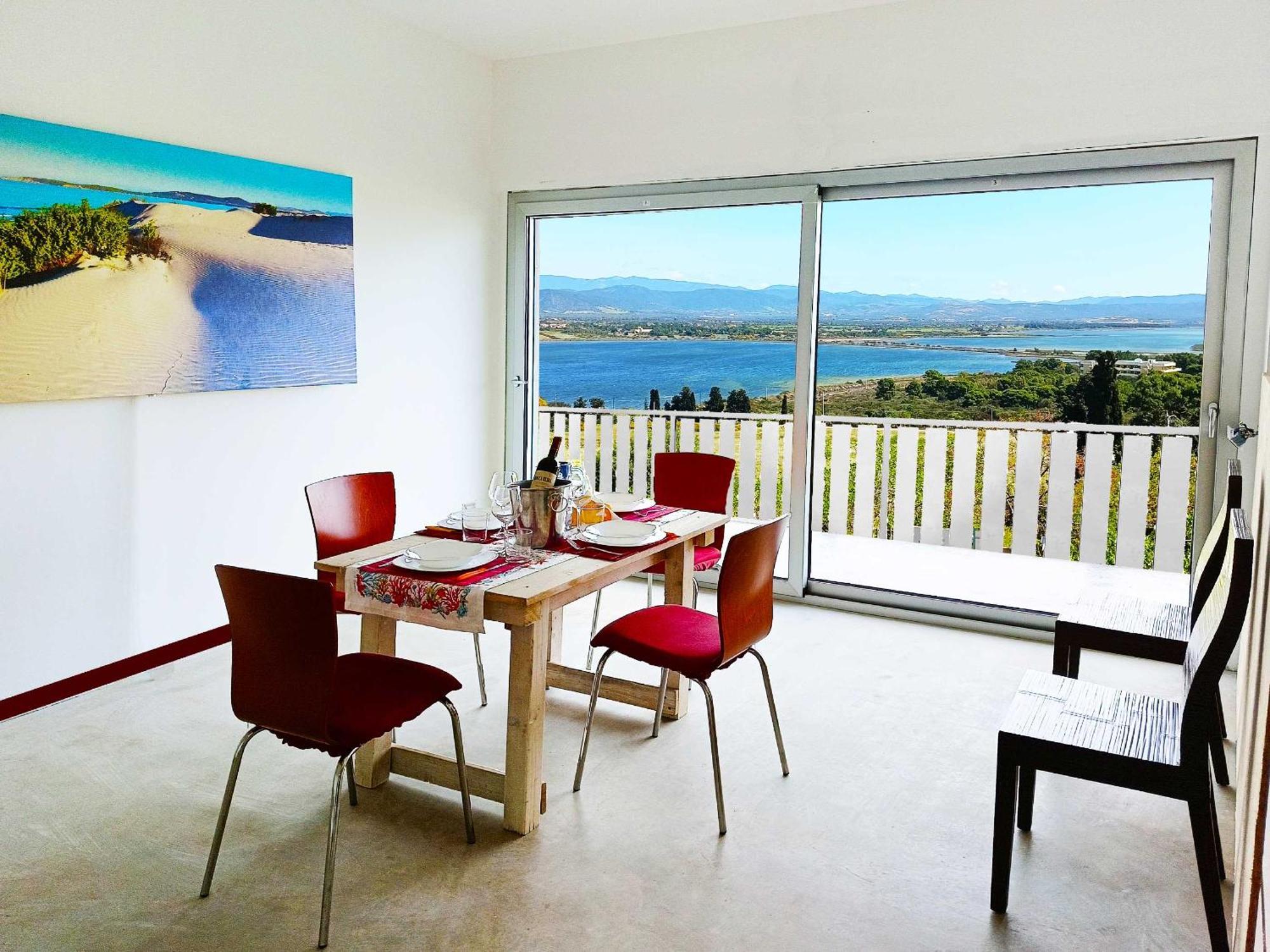 Panohome Porto Pino Exteriör bild